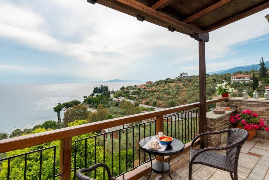 Seaside House With View Over Pagasitikos Áfissos Exterior foto